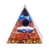 Constellation Pyramid Stone for Positive Energy Reduce Stress Chakra Resin