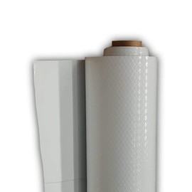 Farm Plastic Supply - Dura Skrim String Reinforced White Plastic Sheeting - 20 Mil - (12' x 10') - Extremely Durable, Weatherproof, Vapor Barrier Polyethylene Roll for Construction