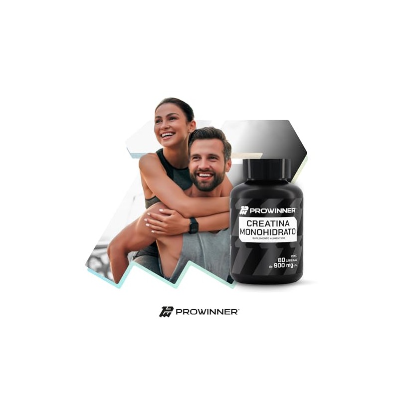 Prowinner Cápsulas Creatina Monohidrato 100 Pura Suplemento Alimenticio Por Porción