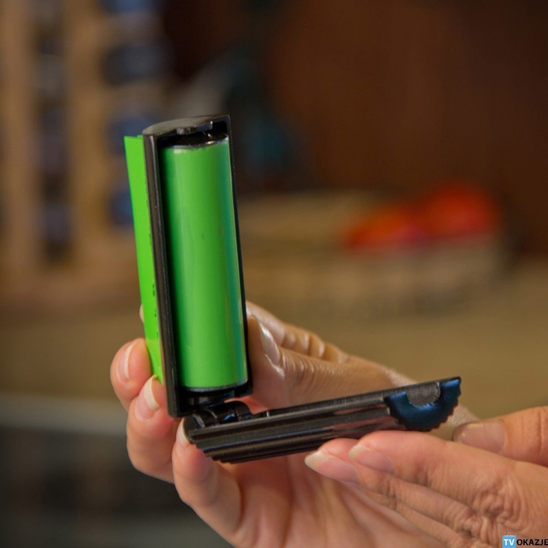 CrazyGadget® Rollie Genie 3Pcs Set Reusable Lint Roller Washable Sticky