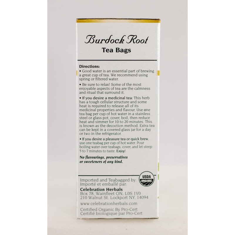 Celebration+Herbals%2c+Tea+Bags+Burdock+Root%2c+24+Count