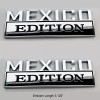 AMP 2pc MEXICO EDITION Chrome Emblem Badges Decal Car Truck