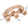Mikinona Household Wooden Massage Roller Handheld Back Massager for Muscle