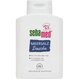 SEBAMED Sea Salt Shower, Soap-Free Cleaning for Sensitive and Dry Skin, No Microplastics, 200 ml