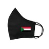 Sudan Flag cotton Face Mask Protective Covering Washable Reusable Africa