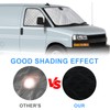 Windshield Sun Shade 3 Set for1996-2022 Express/GMC Savana, Insulated Front