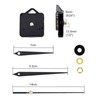 Silent DIY Quartz Movement Wall Clock Motor Mechanism Long Spindle