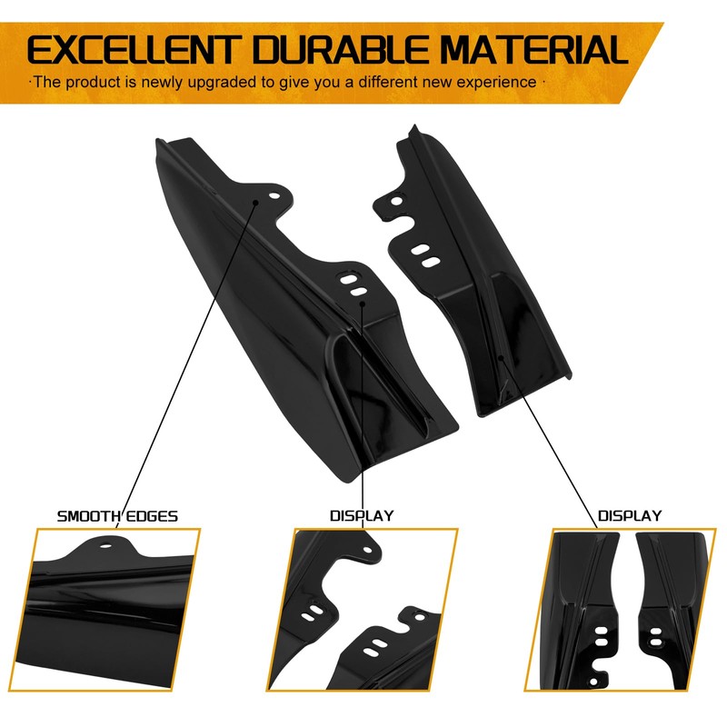 Mid Frame Air Deflector Windshield Heat Deflectors Fit for Harley