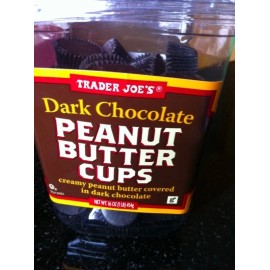 TRADER JOES DARK CHOCOLATE PEANUT BUTTER CUPS - 16 oz (454 g)