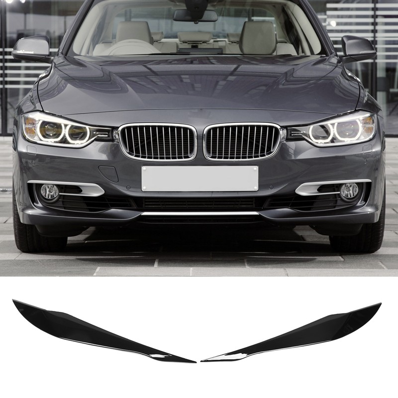 1 Pair Headlight Eyebrow ABS Vehicle Eyelid Replacement for 3