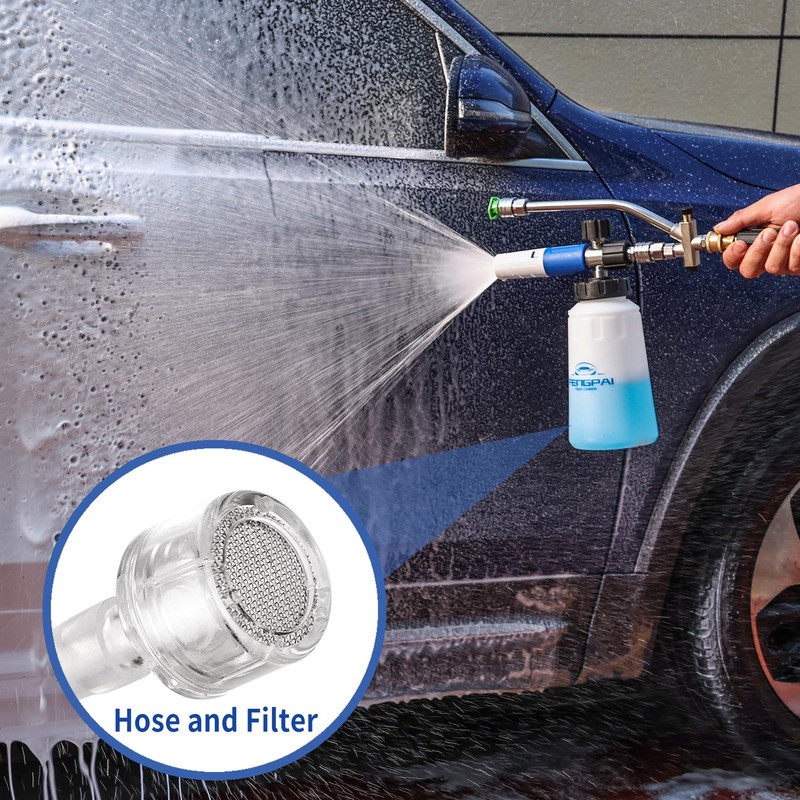 FENG PAI Foam Cannon for Pressure Washer with Dual Connector