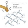 50Pcs Flat Jaw Pinchcocks Stainless Steel Strong Clamping Rustproof Latex