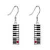 Piano Keyboard Dangle Earrings Sterling Silver Music Piano Teacher Gift