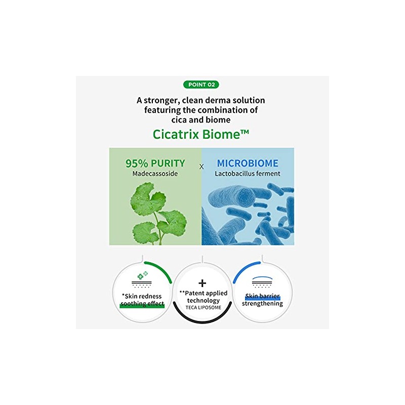 wellage Cica Calming Cream 2.7oz with Cica Calming Ampoule Capsule