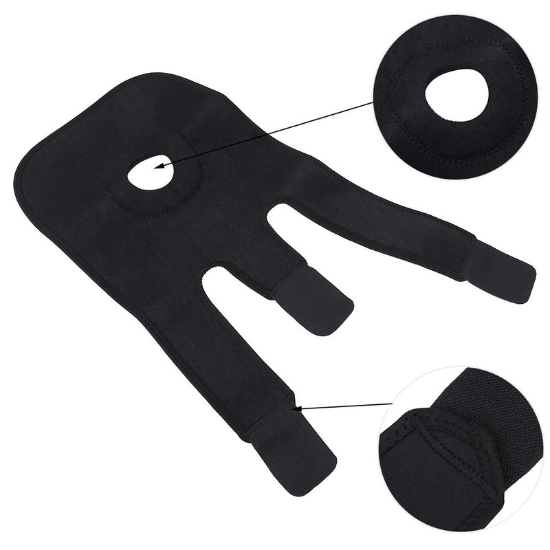 Knee Support Brace Breathable Neoprene Adjustable Velcro Straps with Velcro