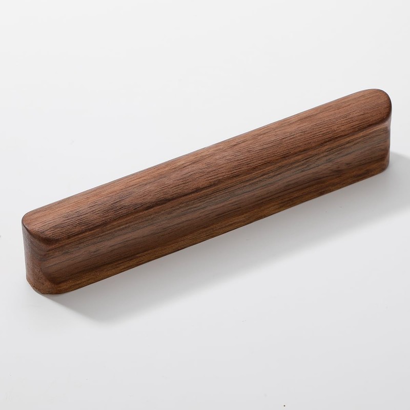 AENZOOY 6 Pack Walnut Wood Rounded Edge 5.04 Inch (128mm)