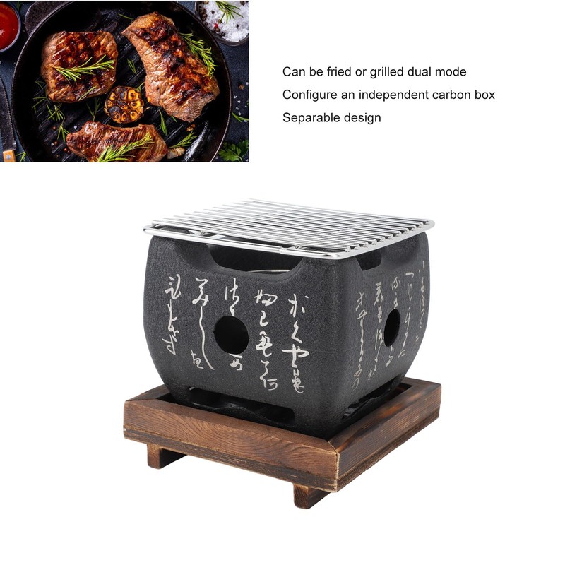 Japanese Hibachi Grill, Script Food Charcoal Stove Japanese Barbecue Grill,