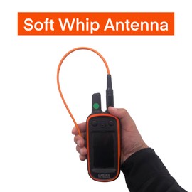 Extended Long Range Flexible Receiver Antenna for Garmin GPS Alpha 100 200 200i Astro 220 320 430，Garmin Alpha Accessories (Black)