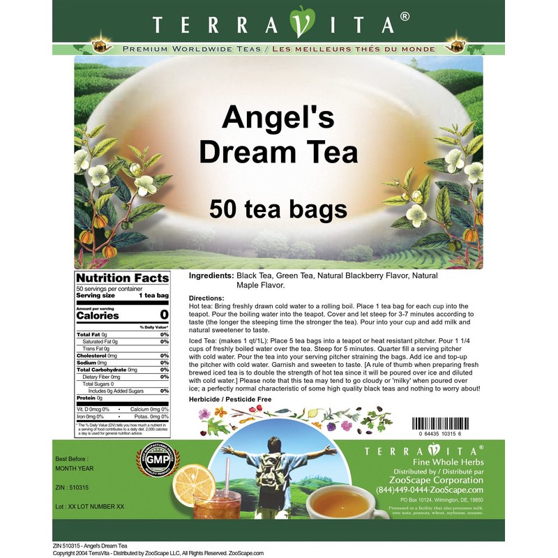 Angel's Dream Tea (50 tea bags, ZIN: 510315)