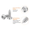 QUARKZMAN #10 x 5/8" Torx Security Screws, Pack of 10
