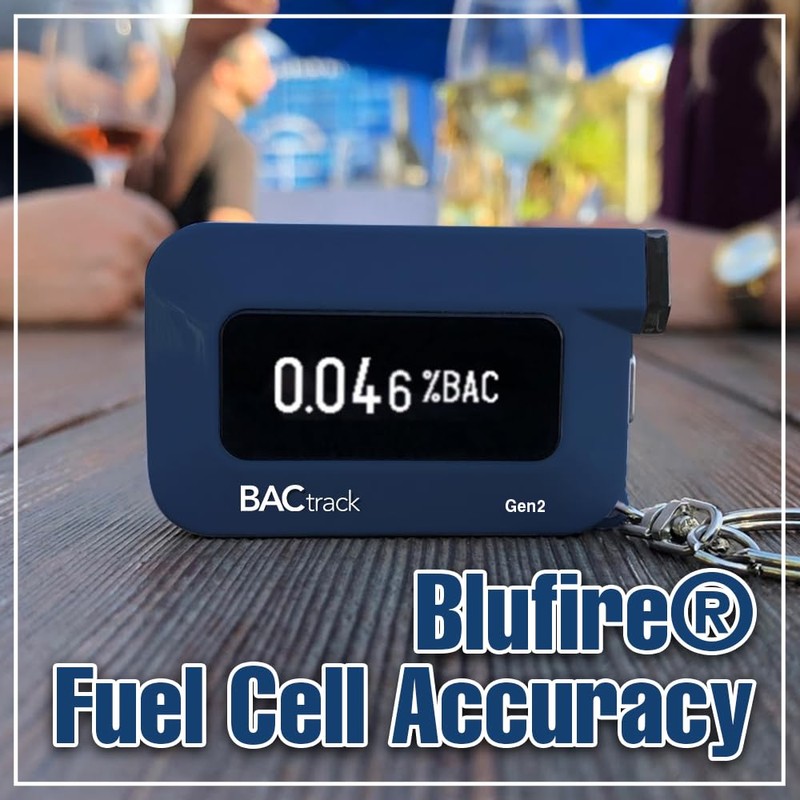 BACtrack C6 Gen2 Breathalyzer Keychain Smartphone Portable Breath Alcohol Tester