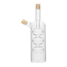Creative Co-Op Hand-Blown Glass Oil and Vinegar Cruet