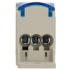 3Pcs Din Rail Distribution Box, UKK-80A Terminal Block Distribution Box