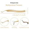 1 PCS Multipurpose Pointy Hook 45 Degree Eyelash Extension Tweezer