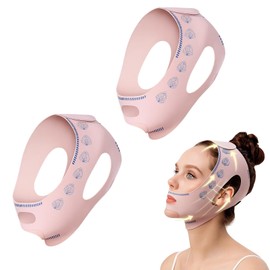 Pack of 2 Face Tape Lifting Face, Double Chin Remover, V Face Masks, Face Slimming Belt for Double Chin and Saggy Face Skin, for Daily Skin Care and Travel