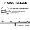 Hourleey Pressure Washer Undercarriage Cleaner, 16 Inch Power Washer Surface