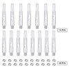 CyeeLife 15pcs Dart Shafts with 20pcs Metal o Rings,5 sets