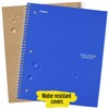 Five Star Spiral Notebook, 3-Subject, Wide Ruled Paper, 10-1/2" x