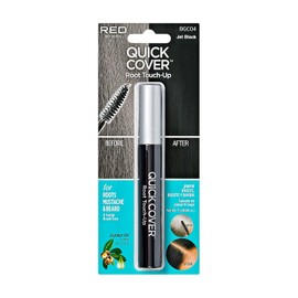 Kiss Quick Cover Gray Hair Touch Up Brush #50260 BGC04 Jet Black 0.25oz by Kiss