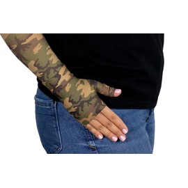 Lymphedivas Camo Medical Graduated Compression Gauntlet for Lymphedema (30-40 mmHg Medium)