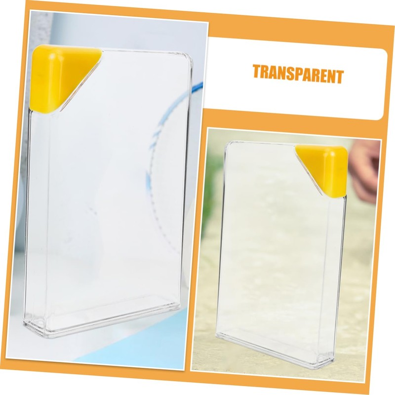 BIUDECO 2pcs Creative Flat Plastic Bottle Slim Design for Outdoor