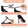 YEHAM 30 Pairs Women's High Heel Shoes Replacement Tips Pin