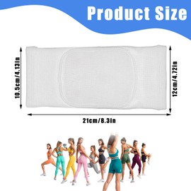 1 Pair Arm Brace Pads Elbow Protector Arm Brace Pads Elbow Protectors Strap Pair Arm-Brace Support Fitness Arms Knee Protector Elbow-Pads Volleyball for Kids,Men and Women(White)