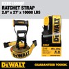 DEWALT DXBC10000F Black/Yellow 2" x 27' Ratchet Tie Down Strap