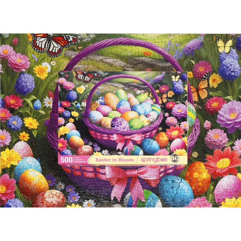 Springbok Easter in Bloom 500 Piece Jigsaw Puzzle for Adults