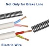 MuRealy Brake Line Protector - Upgraded Stainless Steel Brake Line