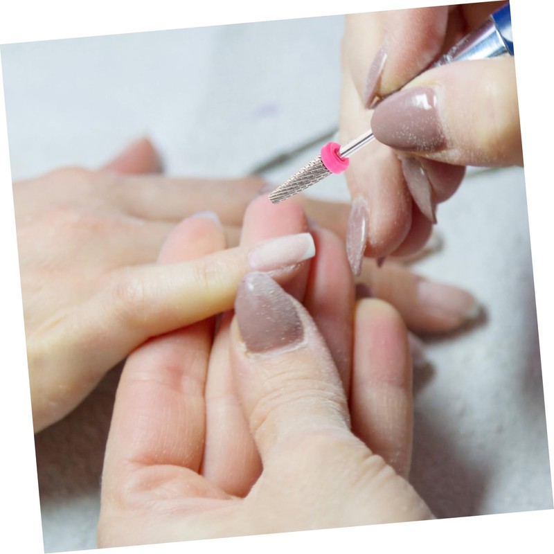 BIUDECO Half-cover Nail Tip Step Grinding Tungsten Carbide Nail Drill