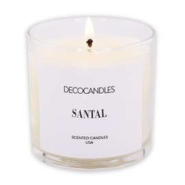 Urban Concepts by DECOCANDLES - Santal - Highly Scented Soy Candle - Long Lasting - Hand Poured in USA (6 Oz.)