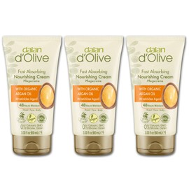 3 x Dalan d'Olive Argan Oil Care Cream 60 ml Tube