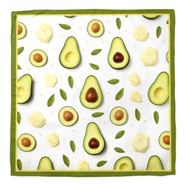 Zewurtuw Scarf Silk Feeling Large Square Satin Head Hair Wrap Lightweight Fashion Cute Aesthetic 27.5 Inches for Women Girls Handbag Decoration-Avocado