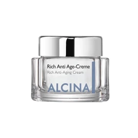 ALCINA Rich Anti-Age Cream - 1 x 50 ml - Dry Skin - Protects the Natural Lipid Barrier - Face Cream for Mature, Very Dry Skin