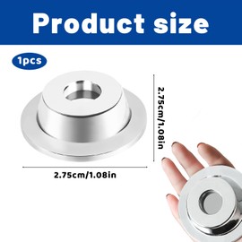 Security Tag Remover, Professional Detagger for Clothing Anti Theft Labels, Compact and Portable Design to Attach a Tag or Remove It Easily, White (1PC)