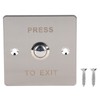 Stainless Steel Door Switch Door Exit Access Push Button Release