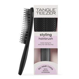 Tangle Teezer Ultimate Styler Black - Straightening Brush for Effortless and Frizz-free Hair Styling