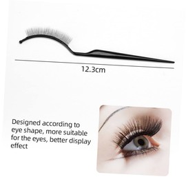 Healvian 3Pcs Grafting Eyelash Tool Display Stick for False Eyelashes Extension Durable Design for Salon Home Use Black