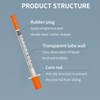 Hautllaif 20 pack 1ml 31G 0.3x13mm Plastic Multiple Uses Measuring
